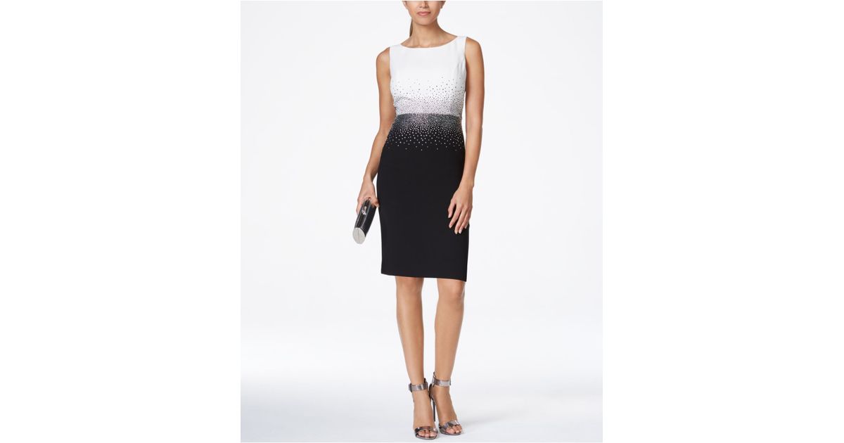 Rhinestone Sheath Dress