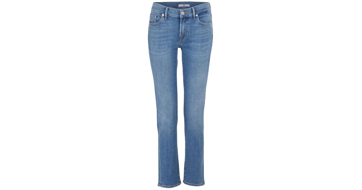 7 For All Mankind Denim Roxanne Jeans in Blue - Lyst