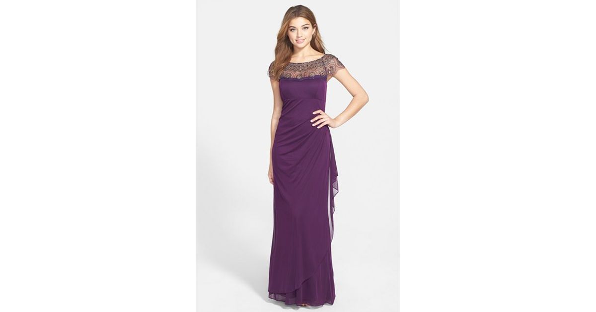 Xscape Purple Dress