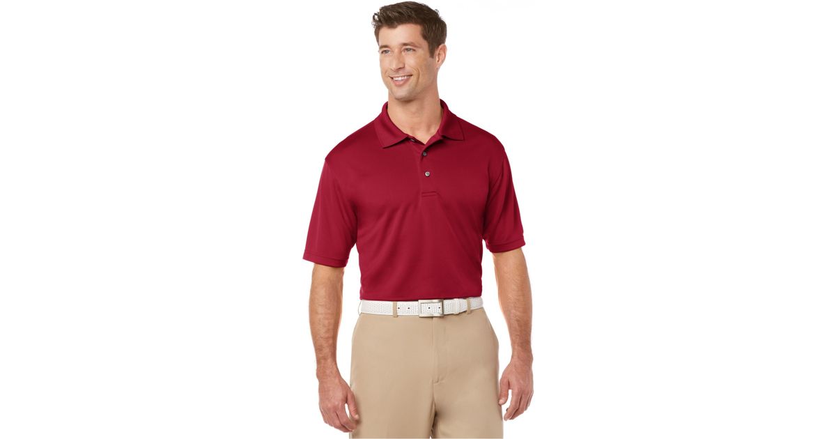 pga tour men's airflux polo