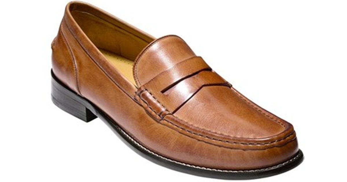 Cole Haan Leather Britton Penny Loafer In British Tan Brown For Men Lyst 4875