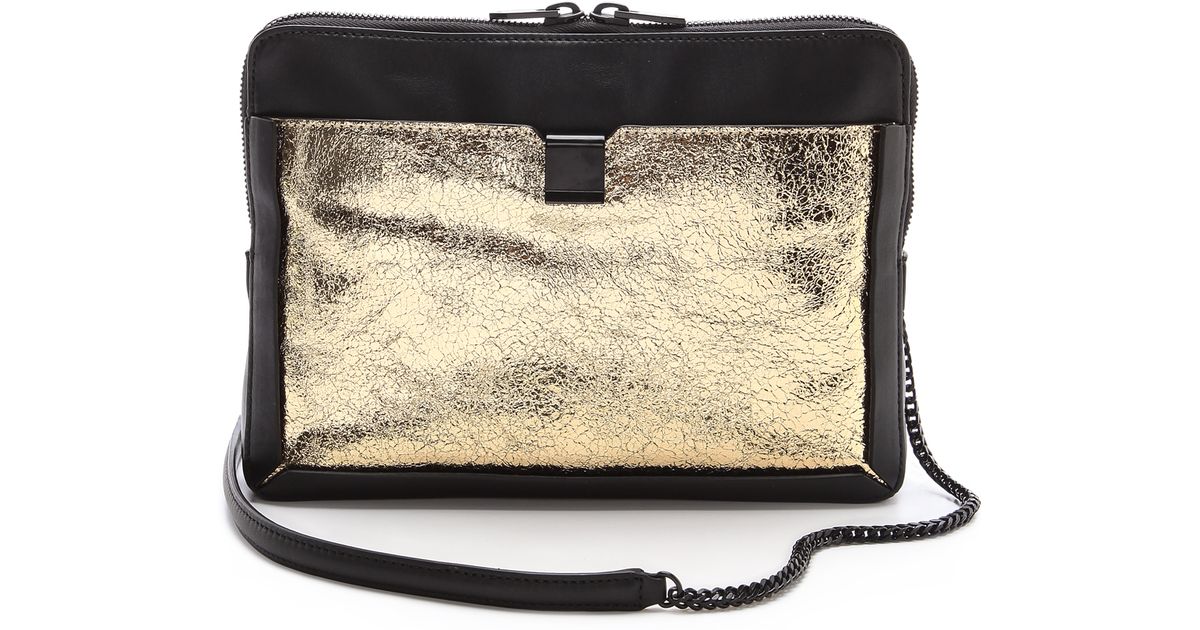 loeffler randall gold bag