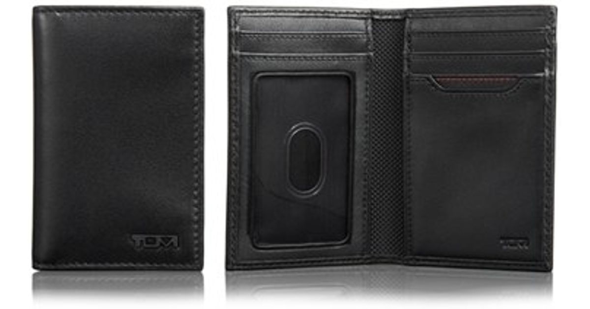 Tumi 'Delta Id Lock' Shielded Multi Window Card Case in Black for Men
