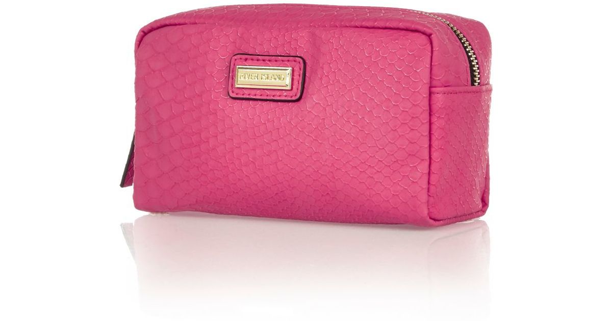 pink snake bag