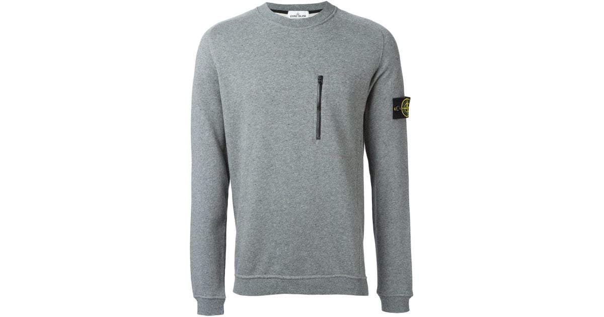 stone island sweatshirt zip