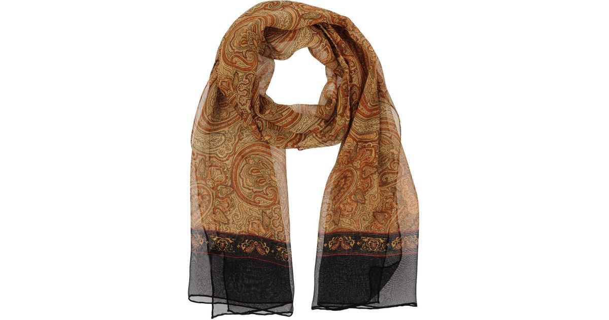 Lyst - Marina D'Este Oblong Scarf in Natural