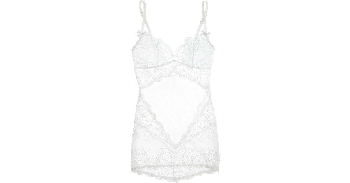 Lyst - L'Agent By Agent Provocateur Vanesa Stretch-Lace And Tulle ...