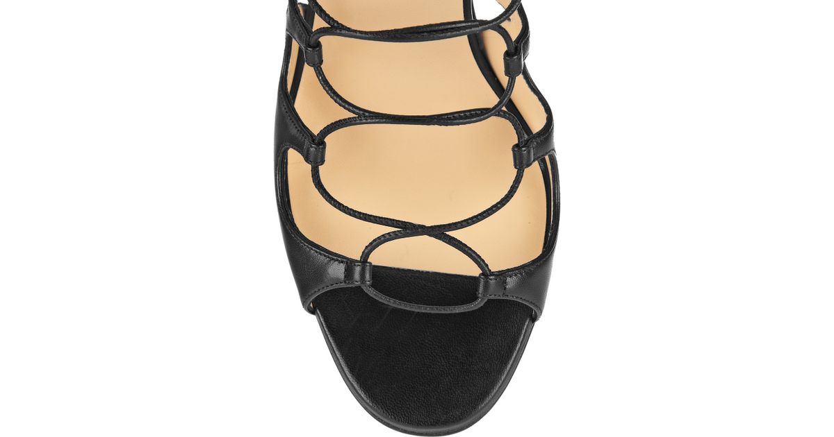 christian louboutin aqueduchesse 100 leather sandals christian louboutin aqueduchesse 100 leather sandals