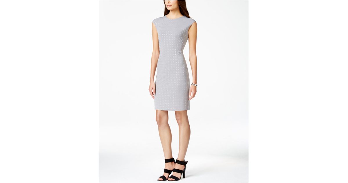 Rhinestone Sheath Dress
