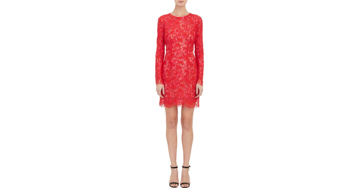monique lhuillier lace cocktail dress