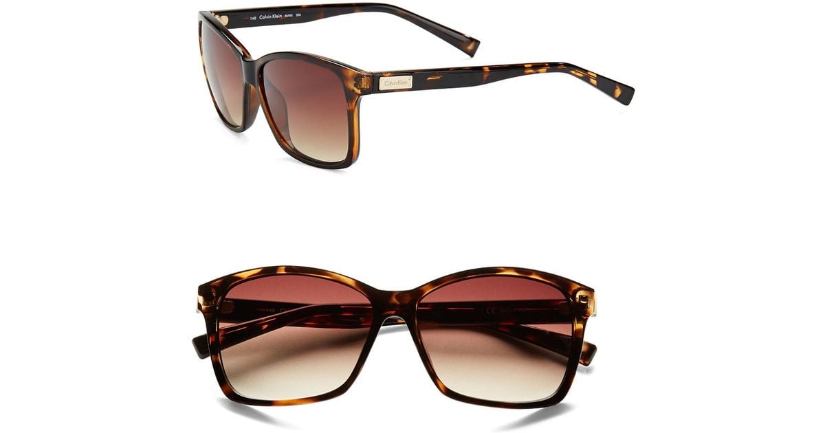 calvin klein tortoise glasses