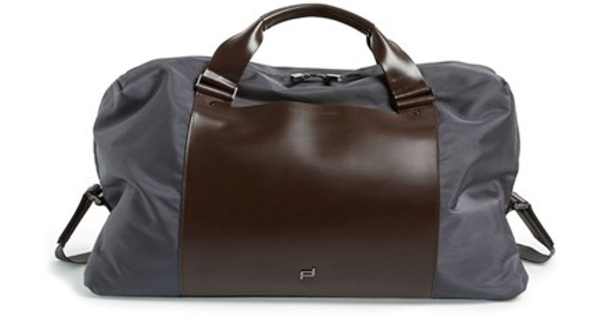 Lyst Porsche Design Shyrt Nylon Duffel Bag In Gray For Men