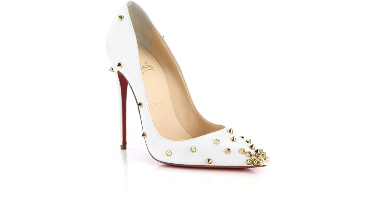 christian louboutin white degraspike christian louboutin white degraspike