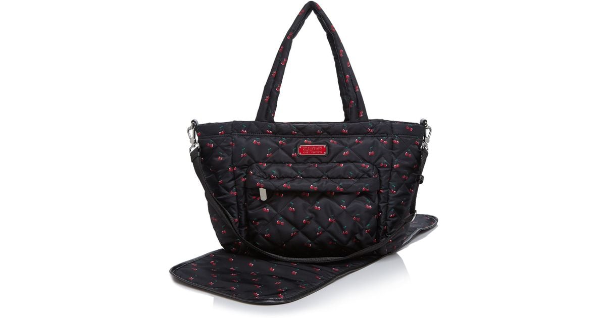 Lyst Marc By Jacobs Crosby Quilted Cherry Print Elizababy Lyst Marc By Jacobs Crosby Quilted Cherry Print Elizababy Diaper Bag In Black
