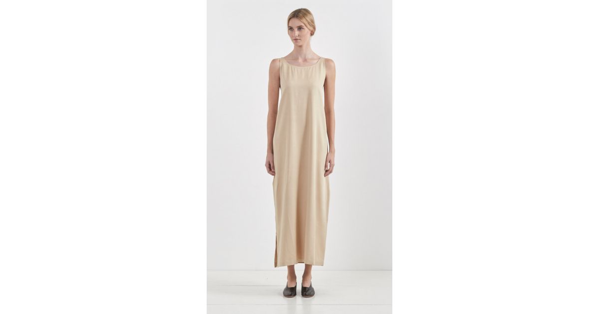 Lyst Shaina Mote Reversible Tie Dress In Natural