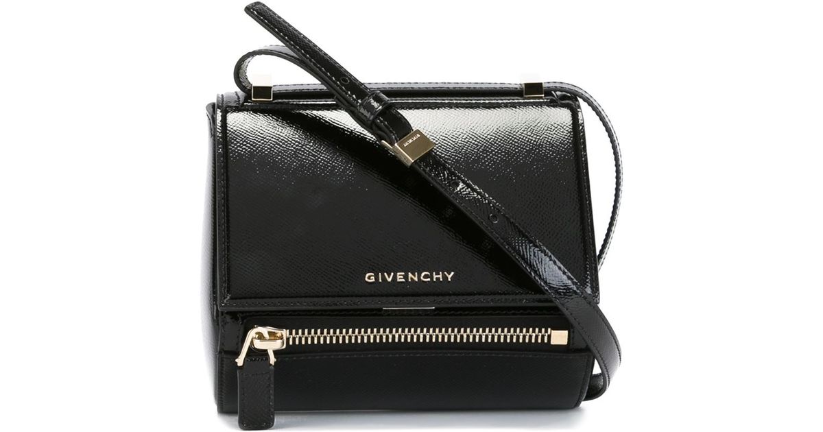 Lyst Givenchy Mini Pandora Box Crossbody Bag In Black