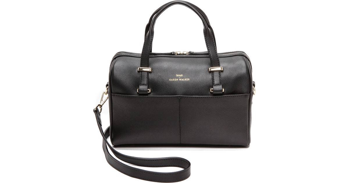 Lyst Karen Walker An Mini Duffle Bag Black In