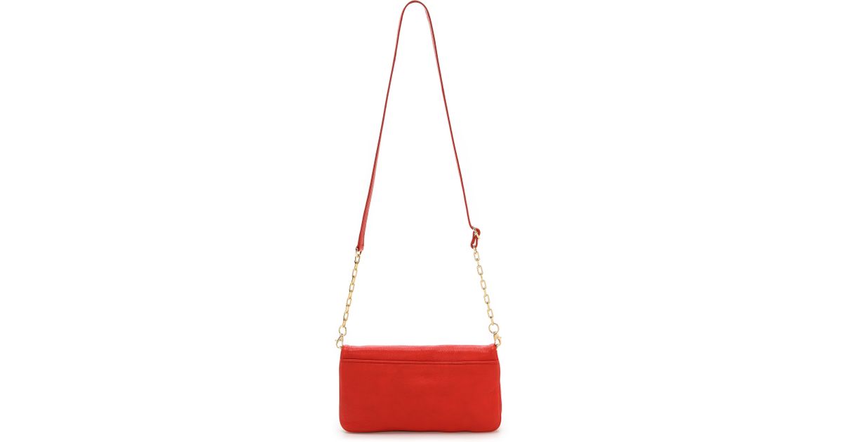 Lyst Tory Burch Reva Cross Body Zagara Bag Jasper in Red