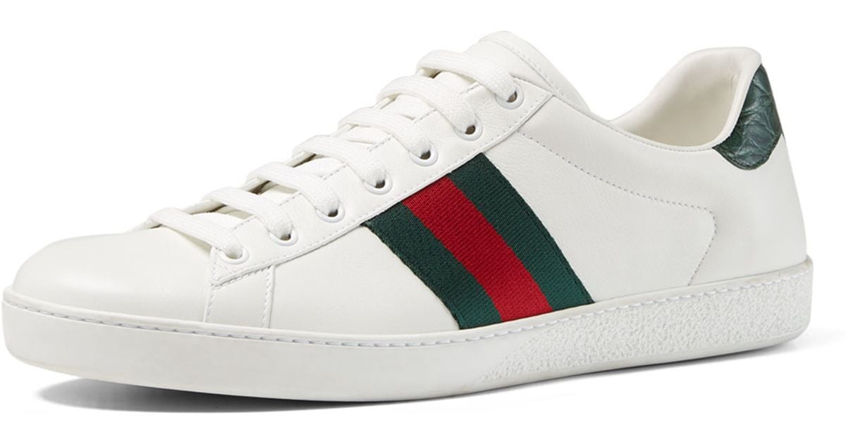 gucci sneakers red and green back