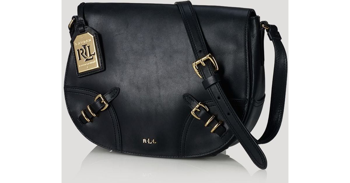 ralph lauren black cross body bag