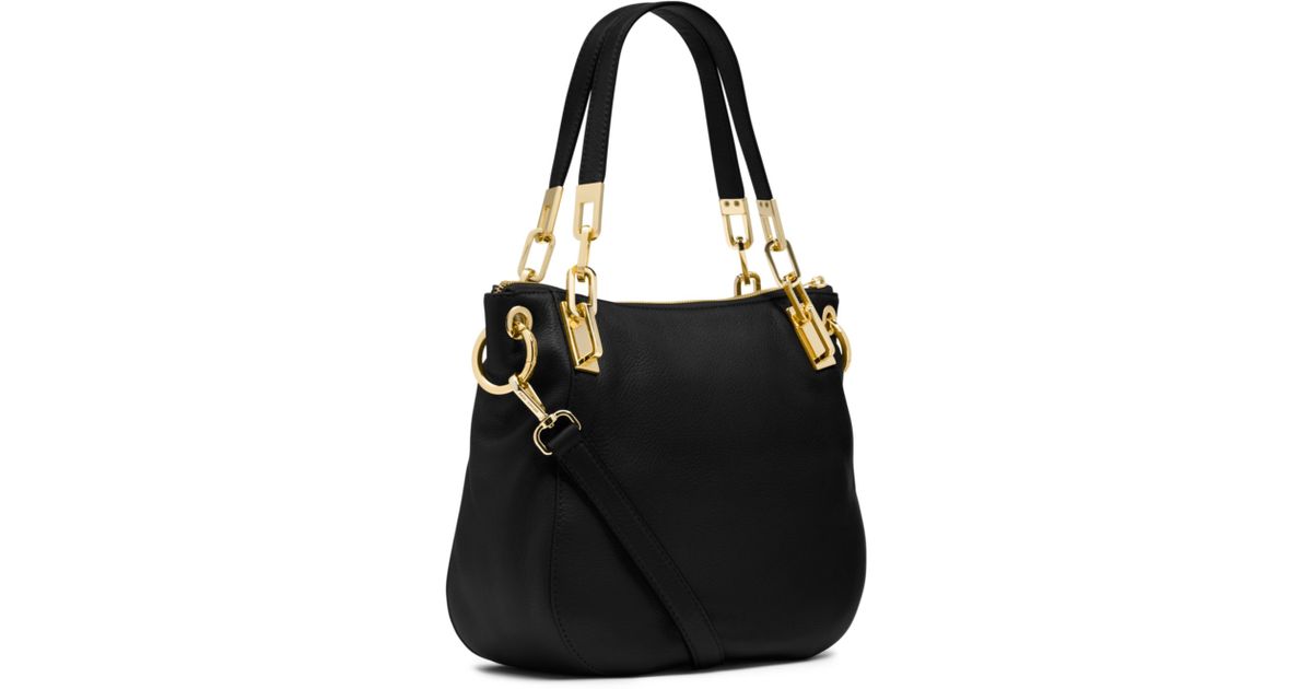 Michael Kors Black Md Shldr Tote