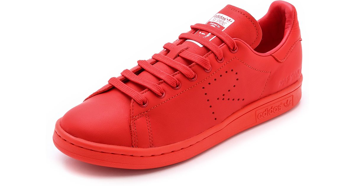 stan smith sneakers red