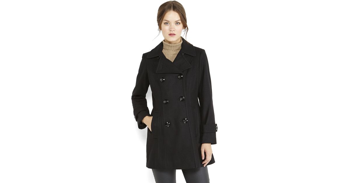 Anne Klein Pee Wool Cashmere Blend Walker Coat 180 Found On Calvin Klein Pee Wool Blend Peacoat