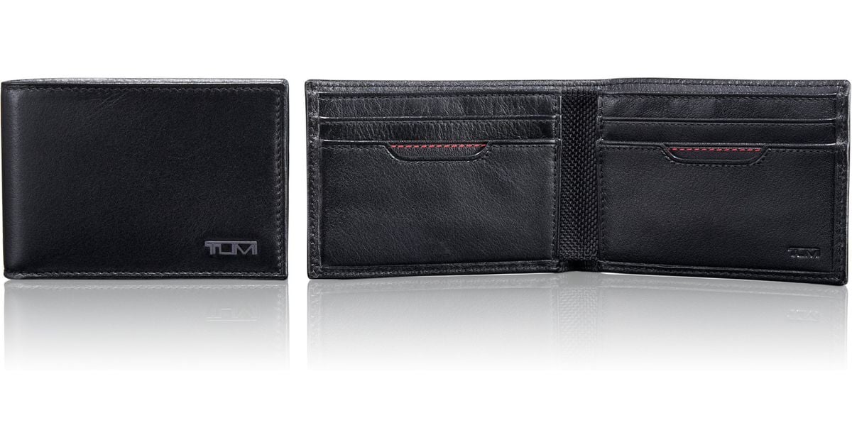 Tumi Delta Slim Single Billfold Wallet in Black for Men | Lyst