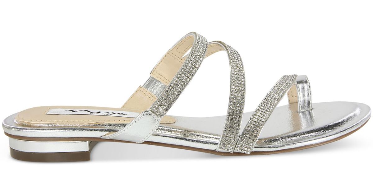 gold silver sandals