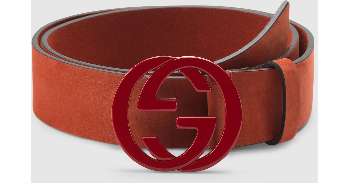 red gucci belt red buckle