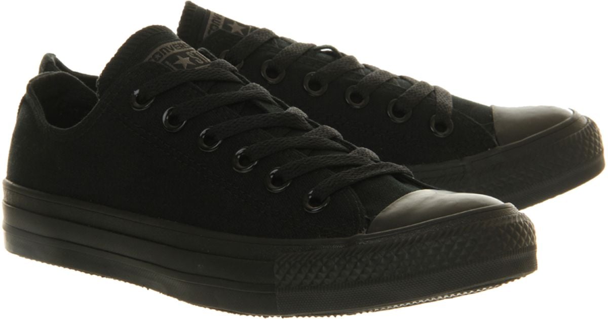 Converse All Star Low in Black for Men | Lyst