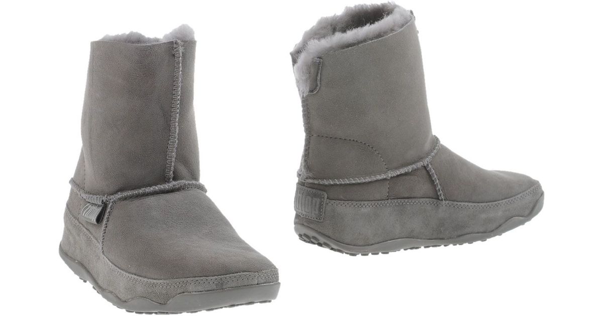 fitflop boots gray