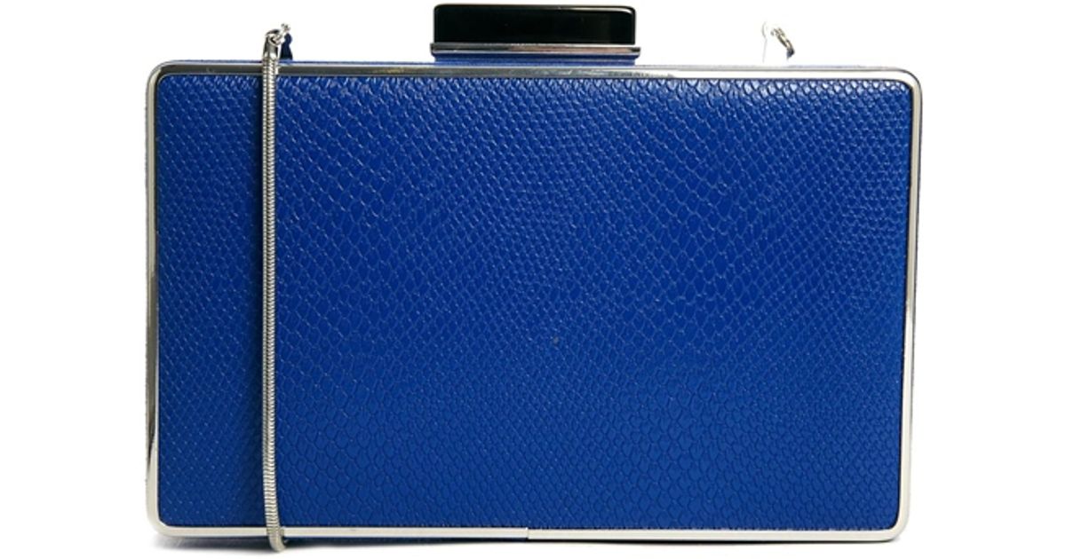 Lyst Coast Renne Clutch Bag In Cobalt Blue
