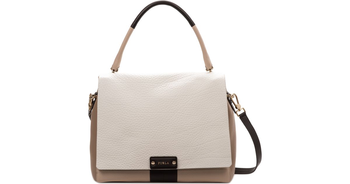 Furla Penelope Shoulder Bag In White Lyst