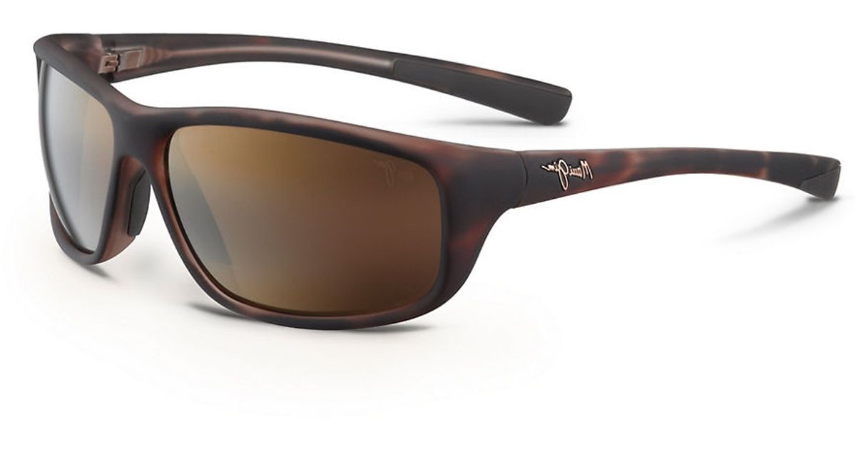 Maui Jim Spartan Reef Sunglasses In Brown For Men Lyst