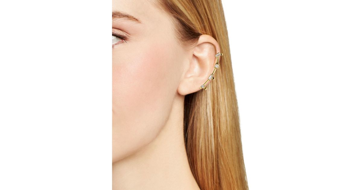 Lyst Elizabeth And James Riley Ear Cuff In Metallic