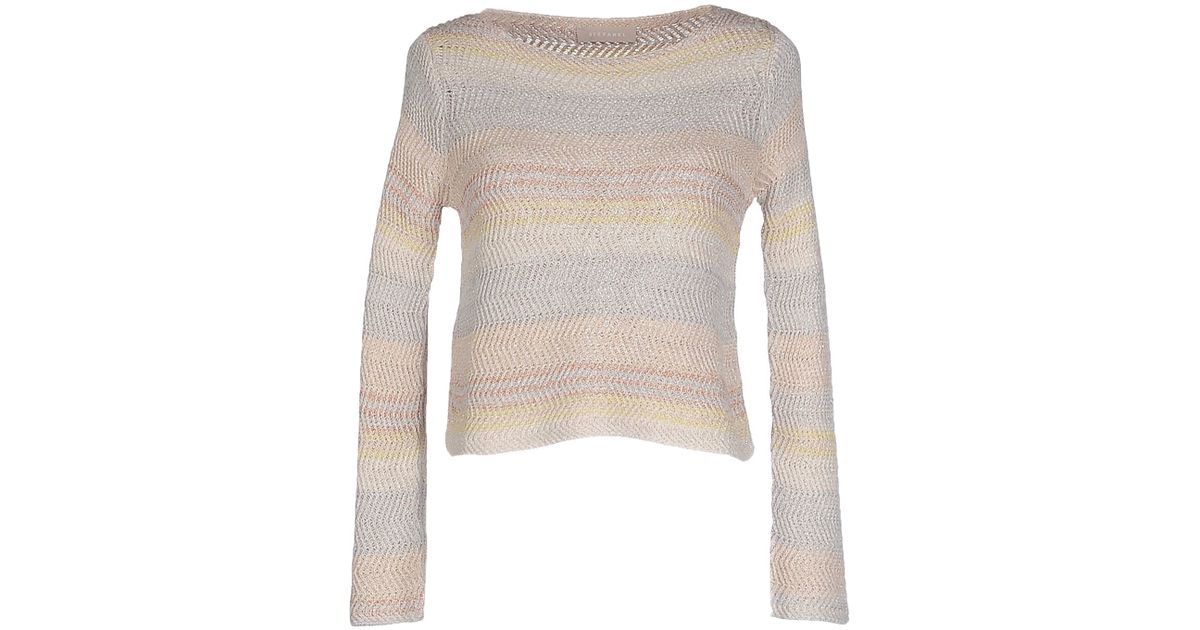 Stefanel Sweater in Natural | Lyst