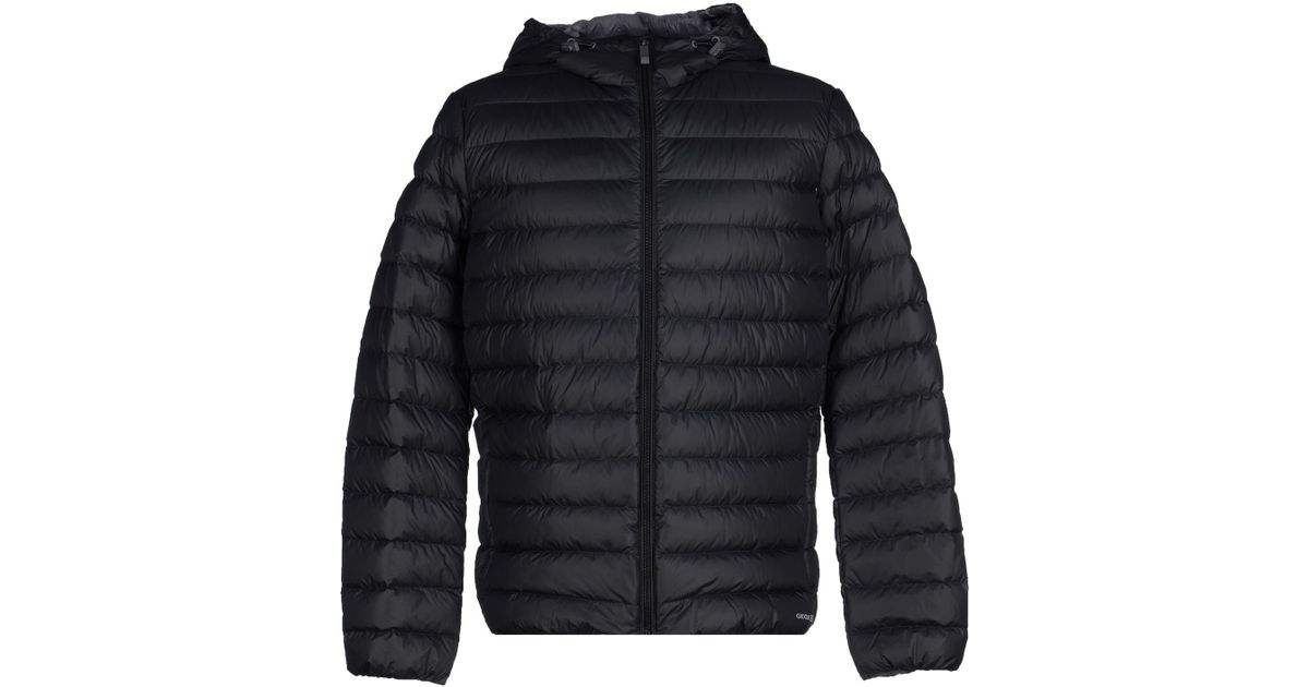 Lyst Geox Down Jacket in Black for Men