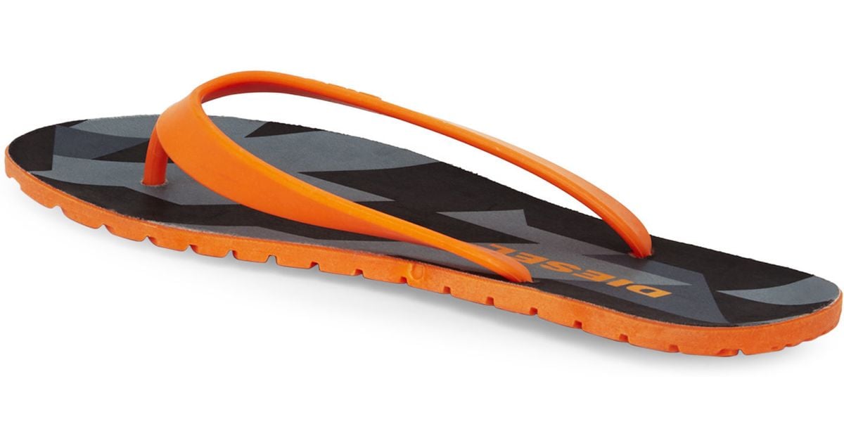 diesel plaja splish flip flops