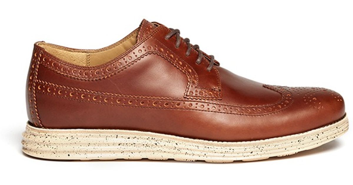 cole haan original grand wingtip brown