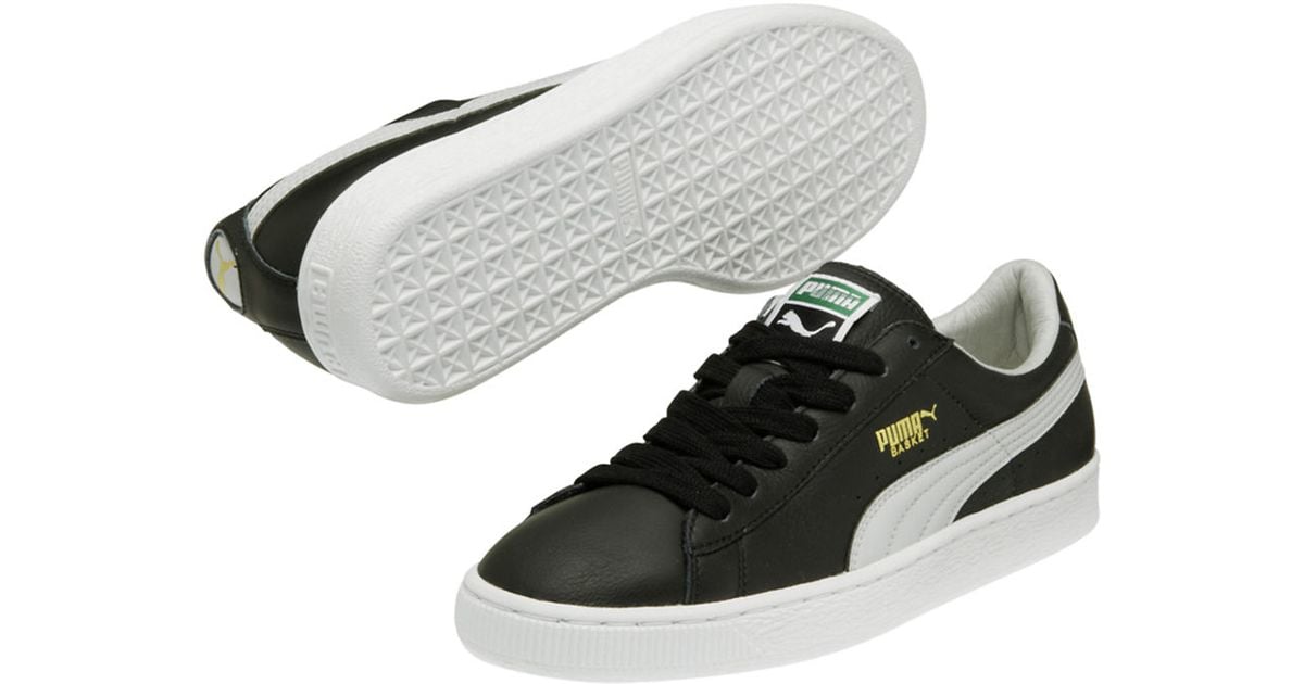Lyst - Puma Basket Classic Leather Sneakers in Black for Men