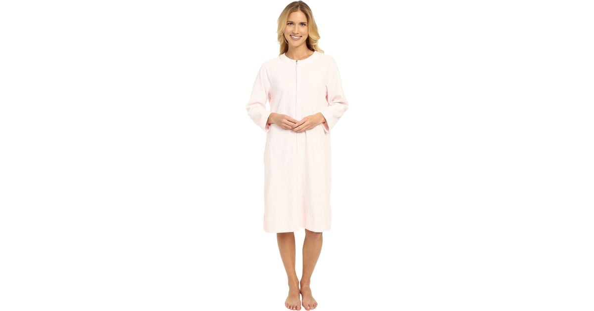 Carole Hochman Womens Plus Size Short Waffle Knit Zip Robe Nayancorporation Com