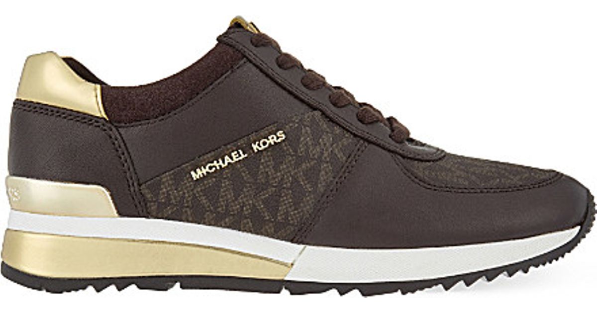 michael michael kors allie leather sneaker