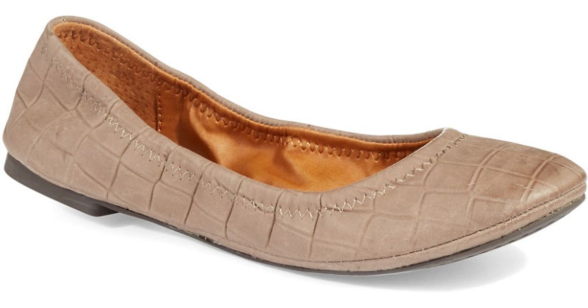 lucky brand emmie ballet printed flat