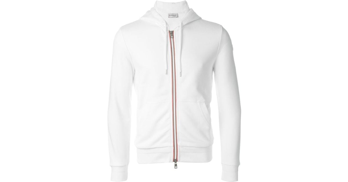 moncler white hoodie moncler white hoodie