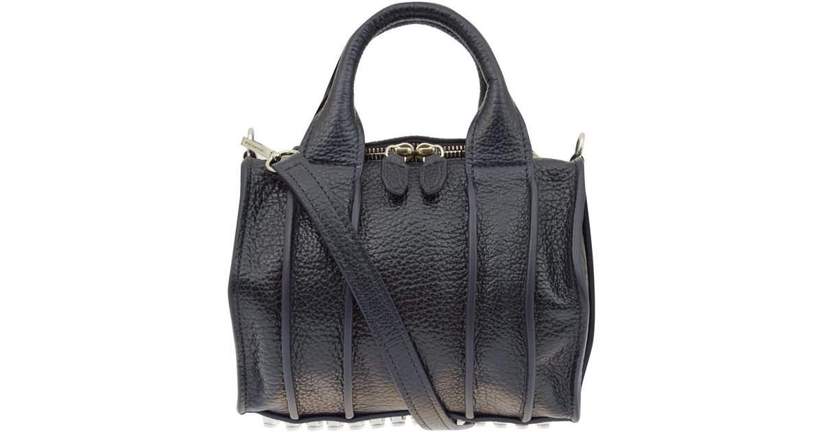 Lyst Alexander Navy Inside Out Rockie Bag In Blue