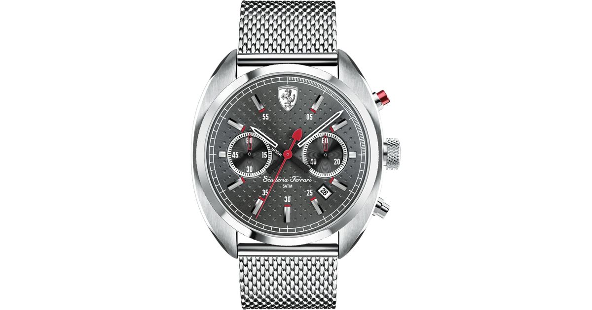 Lyst - Ferrari Scuderia Men's Chronograph Formula Sportiva Stainless ...