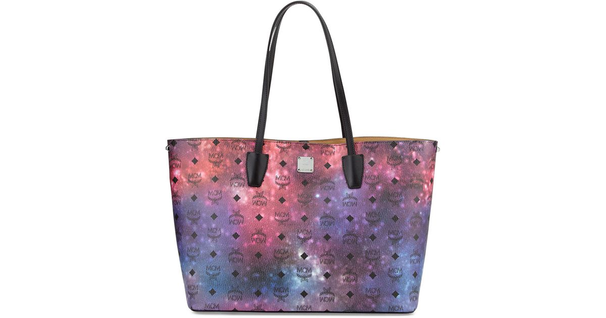 Lyst Mcm Galaxy Visetos Medium Tote Bag