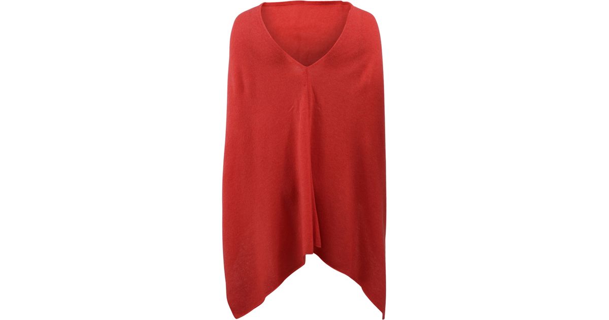 pink cashmere poncho