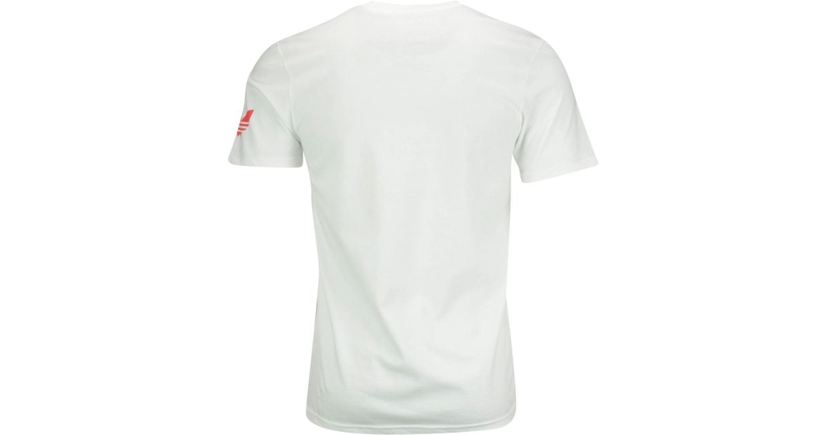 Lyst Adidas Originals Men S Miami Heat And Clean T Shirt In Lyst Adidas Originals Men S Miami Heat And Clean T Shirt In White For